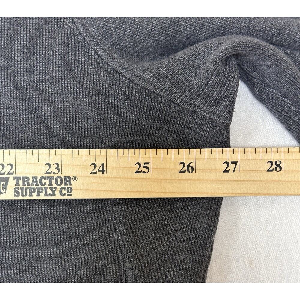 Polo Jeans Company Ralph Lauren Estate Ribbed Pullover Sweater Gray XL 1/4 Zip - Picture 8 of 9